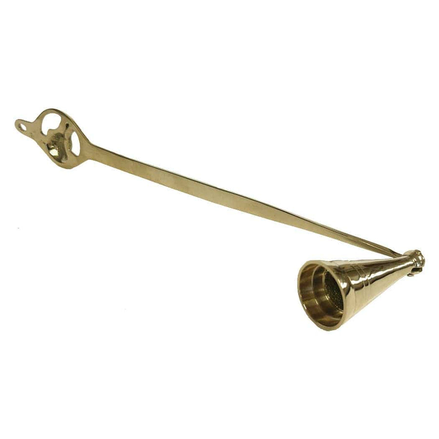 Madison Bay Co. - Historical Home Decor Reproductions - Vintage Polished Brass Horse Head Candle Snuffer | Tabletop