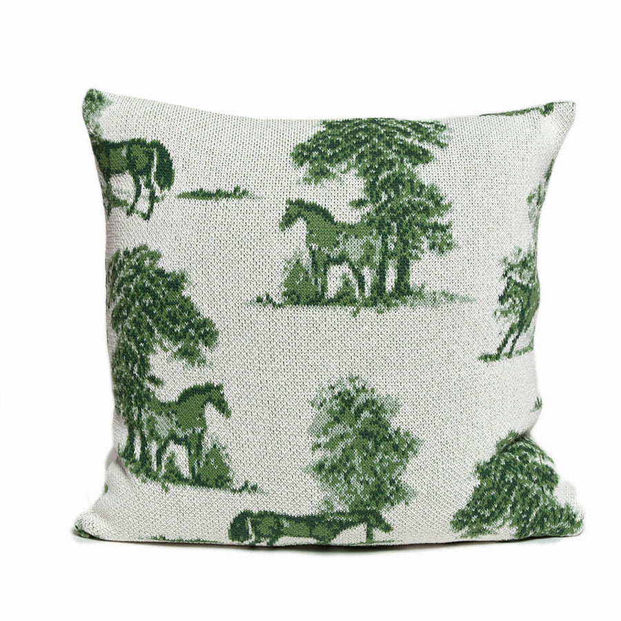 In2Green - Equestrian Toile Pillow - Exceptional Equestrian 