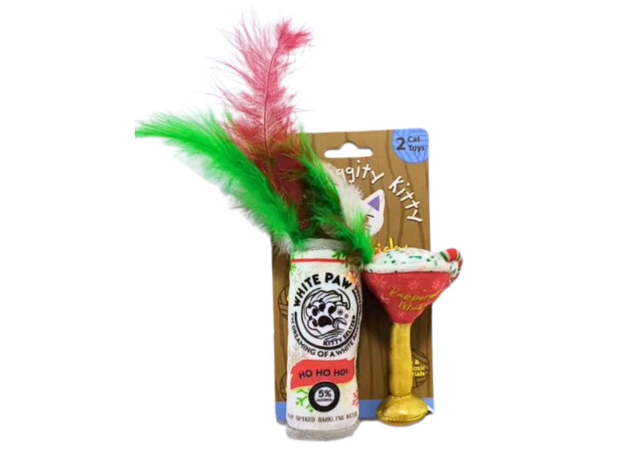 Haute Diggity Dog - White Paw Kitty Seltzer & Pawpermint Organic Catnip Toys - Exceptional Equestrian 