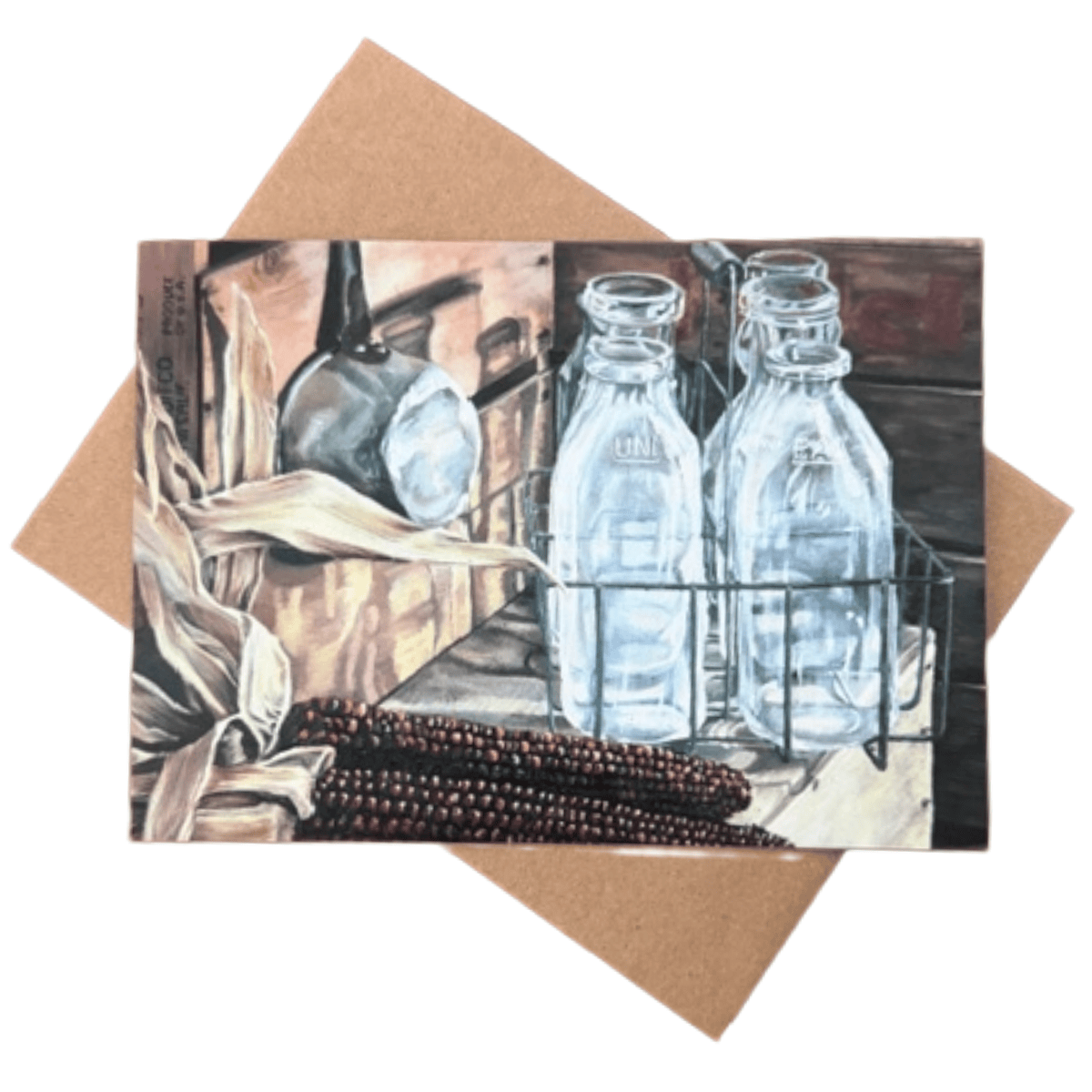 Forever Caroline - Vintage Kitchen Greeting Card | Farmhouse Art Print