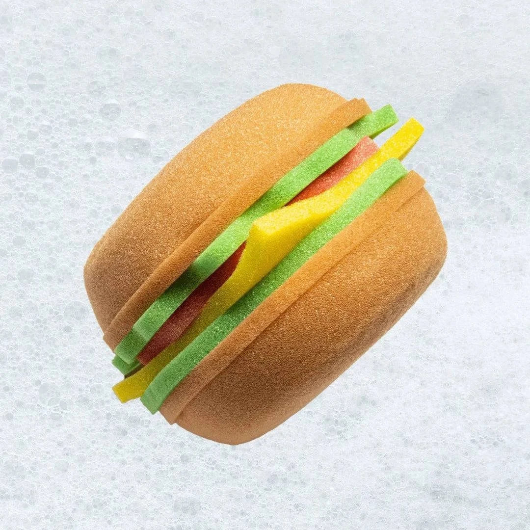 The TackHack - Blue Ribbon Burger Bath Sponge - Exceptional Equestrian