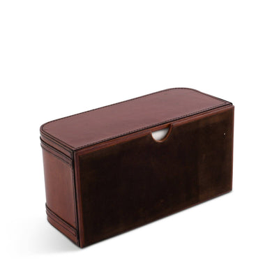 Vagabond House - Premium Genuine Leather Bit Tissue Box