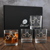 Arthur Court - Equestrian Bit Bar Glasses Set of 4