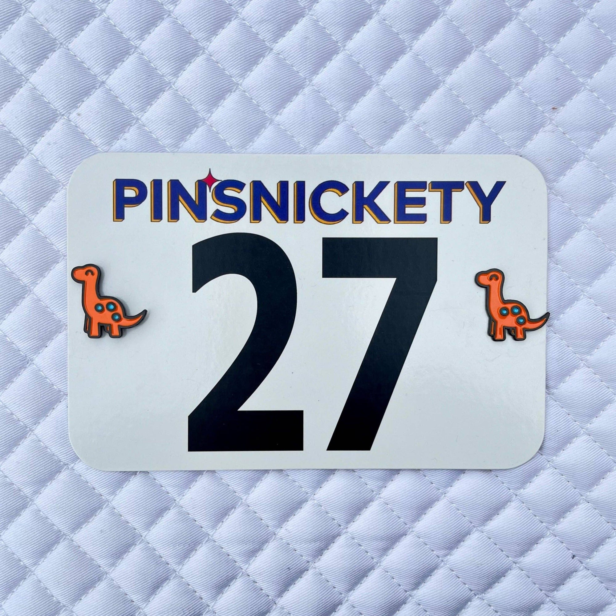 Pinsnickety - Brontosaurus Pins: Orange