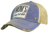 Vintage Life - Mom's Favorite Distressed Trucker Hat Baseball Cap