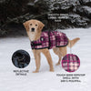 Shedrow K9 - Shedrow K9 Glacier Dog Coat - Potent Purple Plaid: Extra Small