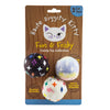 Haute Diggity Dog - Kitty Vuiton Balls (Monogram) Organic Catnip Toys - Exceptional Equestrian 