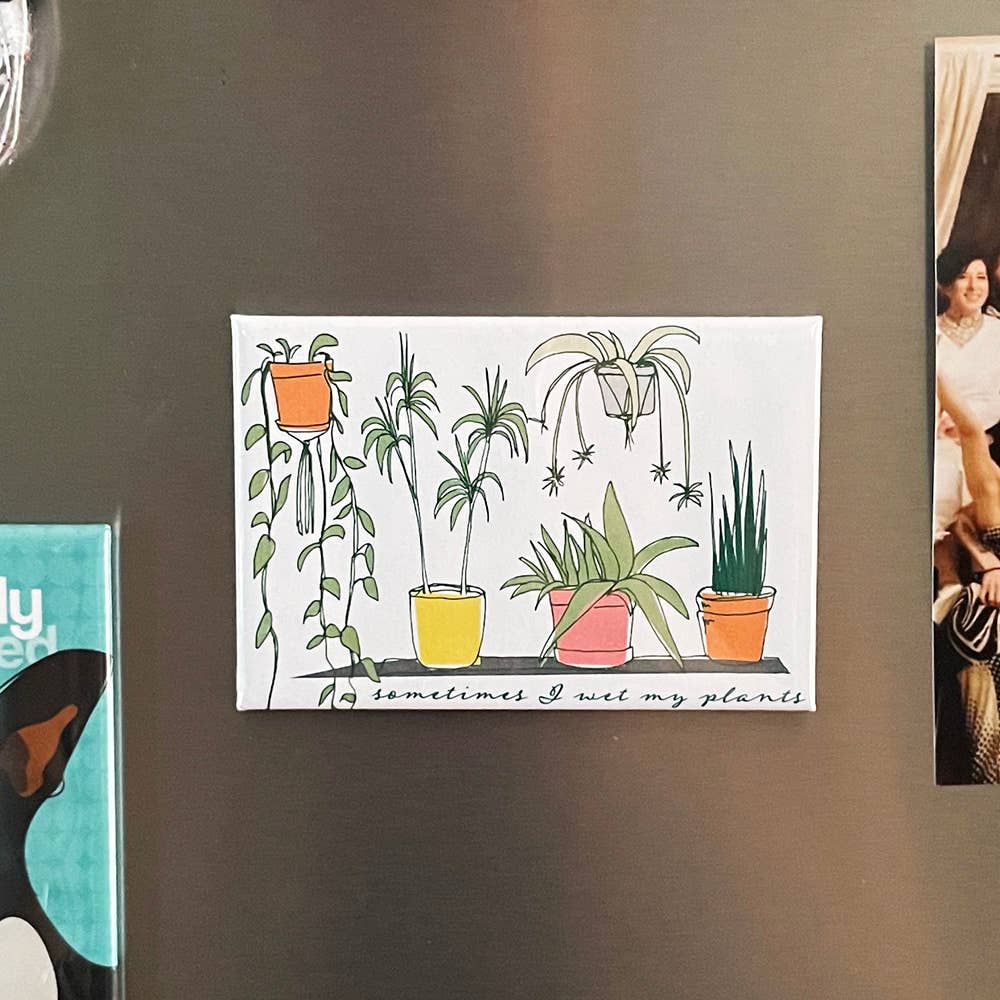Steel Petal Press - Wet Plants Full Color Fridge Magnet