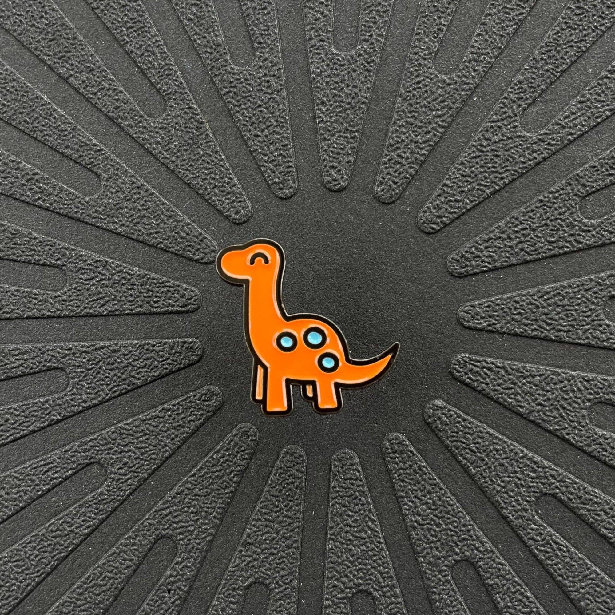 Pinsnickety - Brontosaurus Pins: Orange
