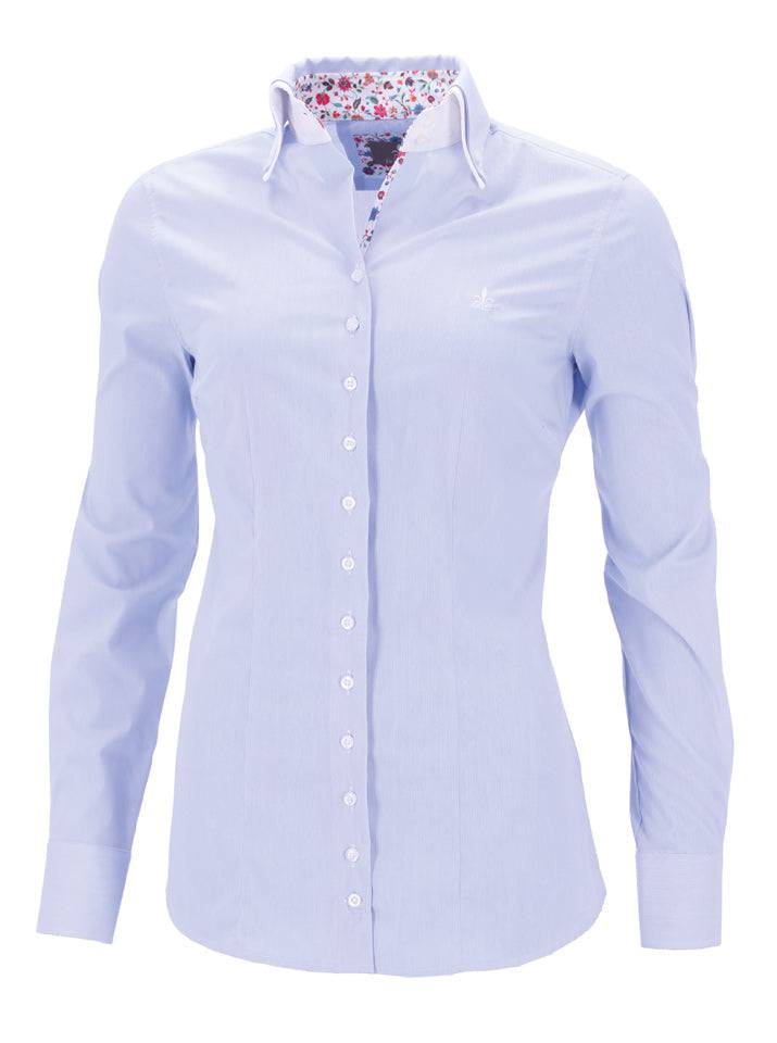 Fior da Liso - Carlotta Luna Belle Blue Blouse - SS24 - Exceptional Equestrian