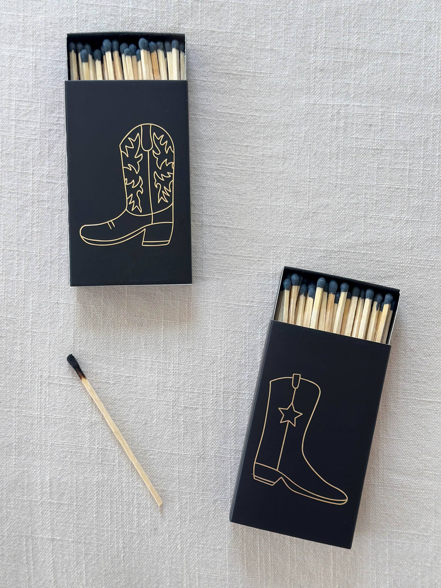 Stable Style - White Oversized Cowboy Boot Matches