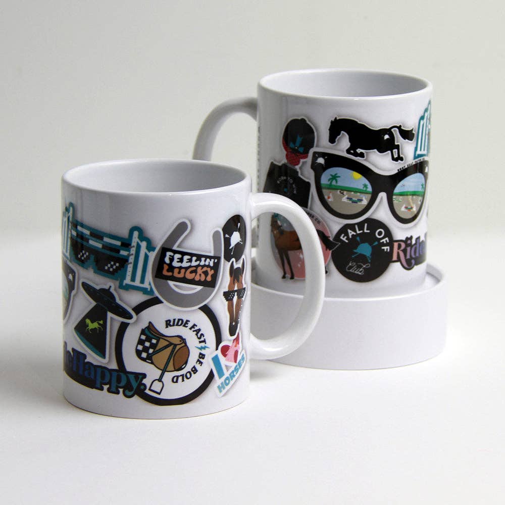 Hunt Seat Paper Co. - Sticker Mug Coffee Mug