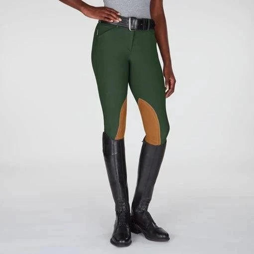 Tailored Sportsman - 1923 Women's MR FZ Bootsock - Loden Green/Tan - Exceptional Equestrian