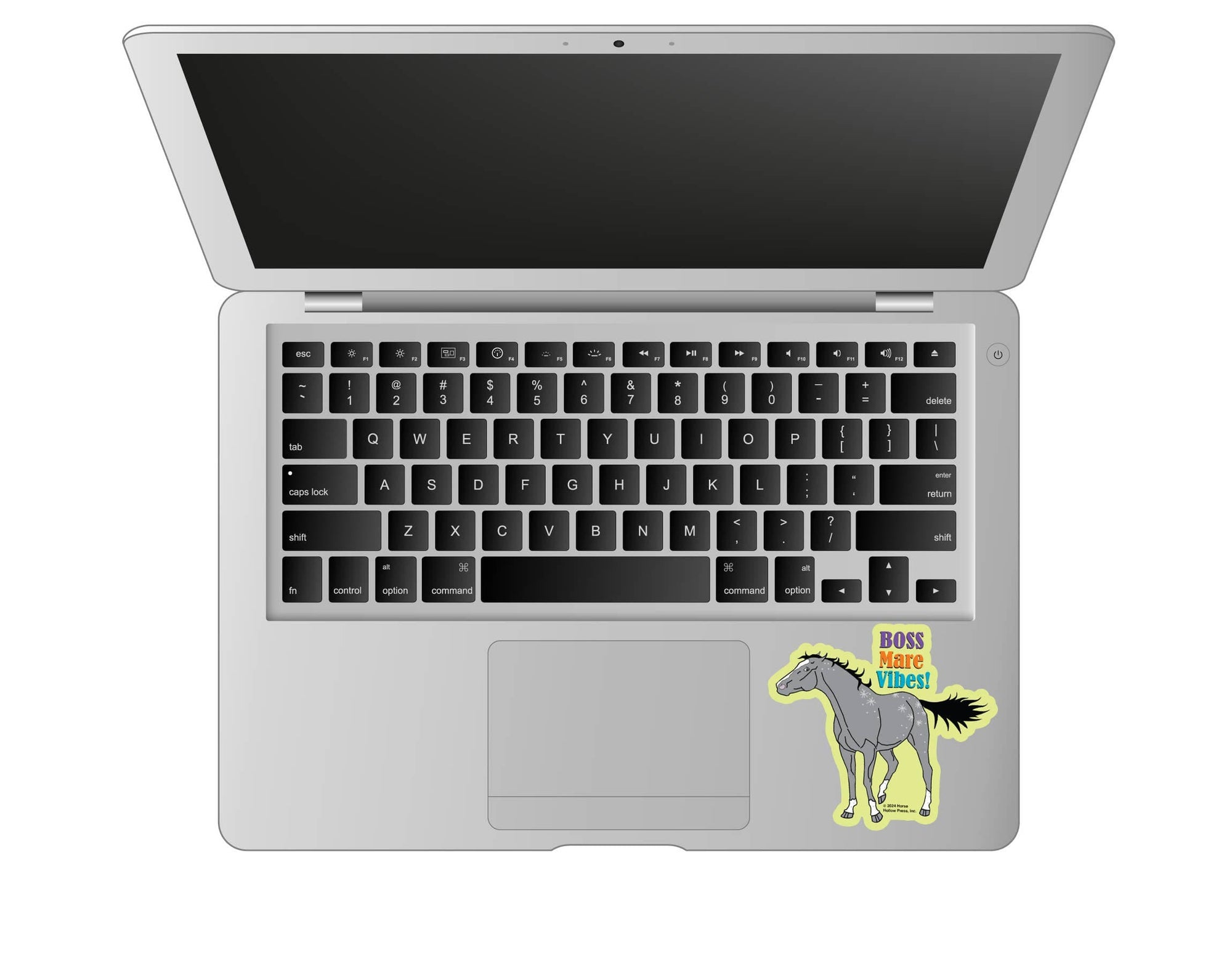 Horse Hollow Press - 3" Tumbler Horse Sticker / Boss Mare Vibes / WATERPROOF