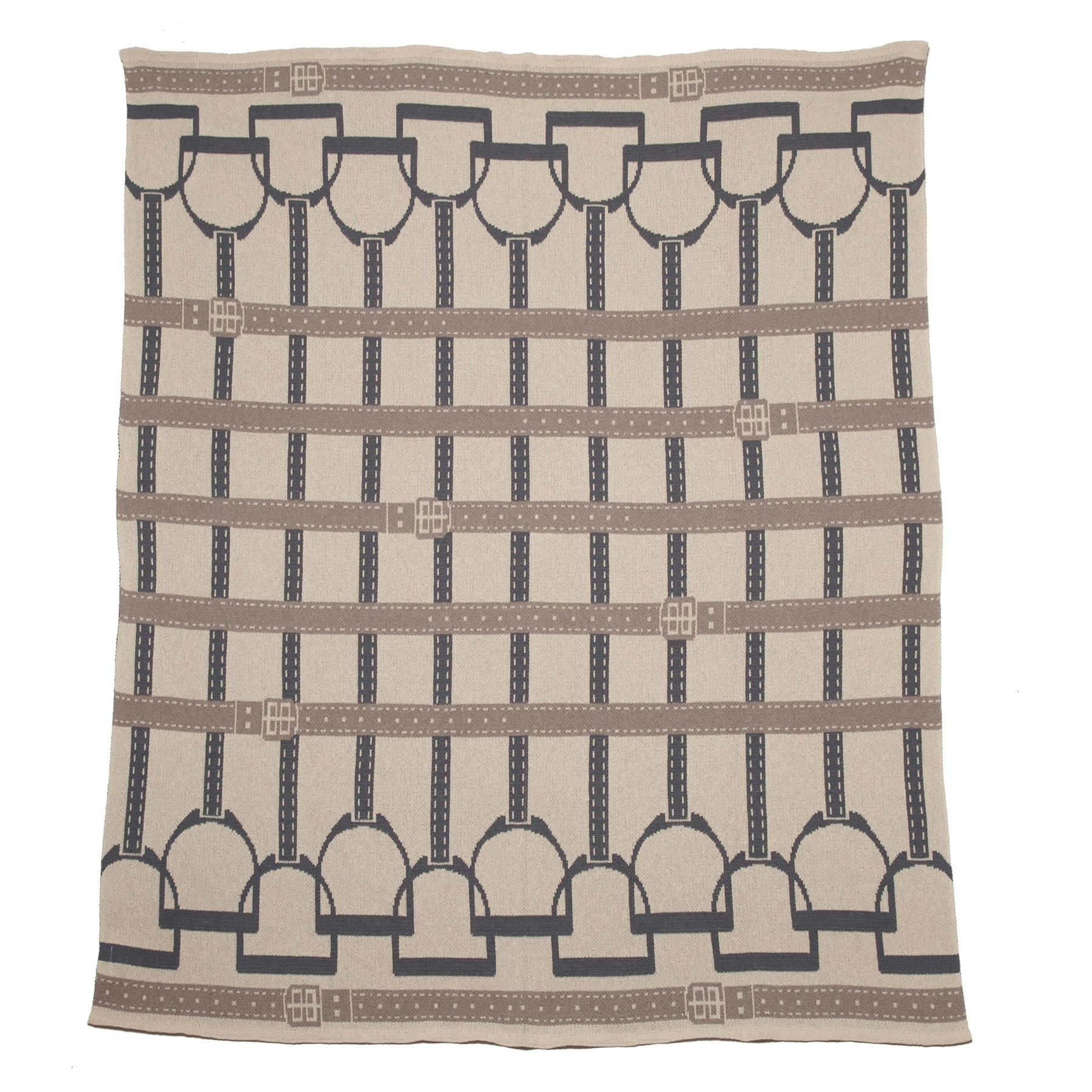 In2Green - Equestrian Stirrup Throw Blanket