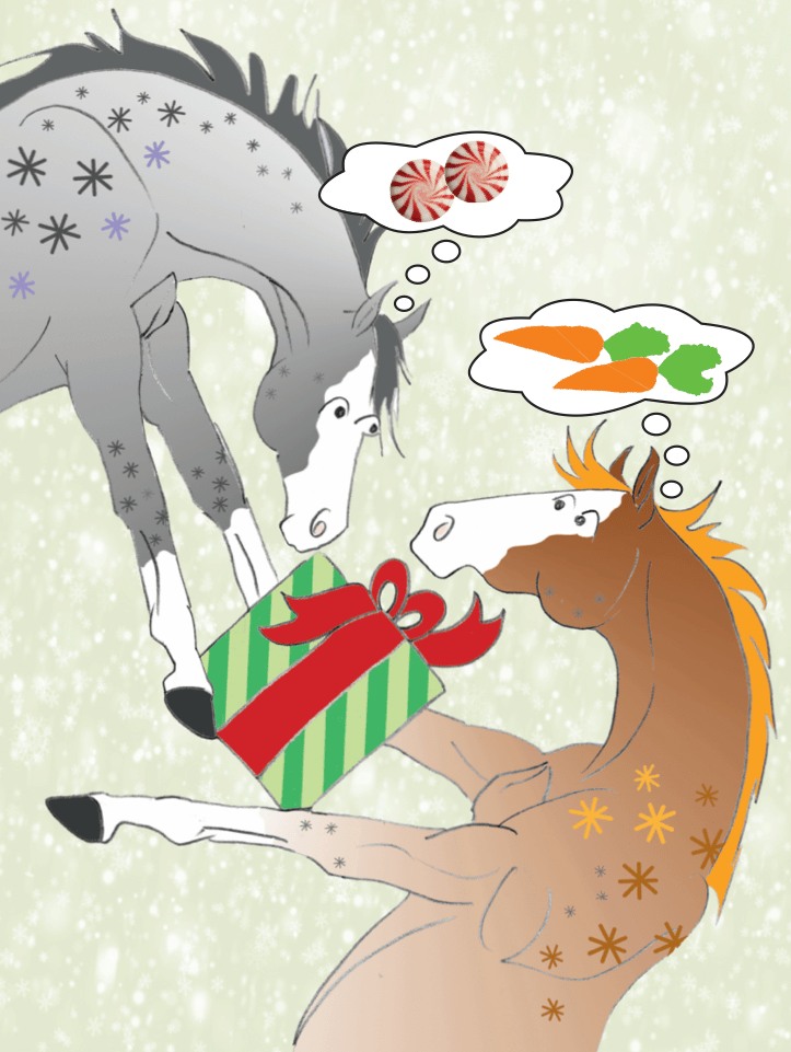 Horse Hollow Press - Horse Boxed Christmas Cards / Gift Giving / 8 Holiday