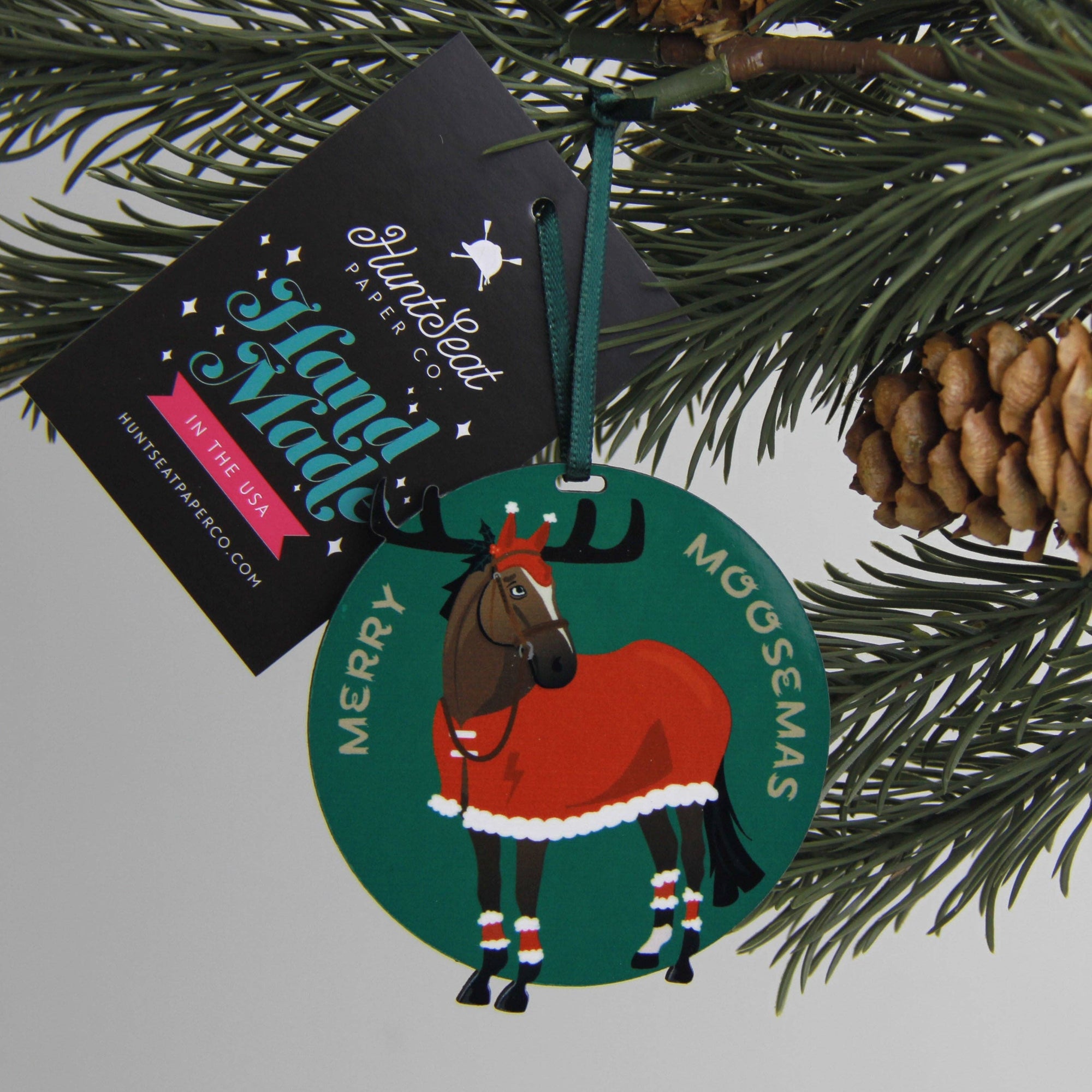 Hunt Seat Paper Co. - Merry Moosemas Ornament