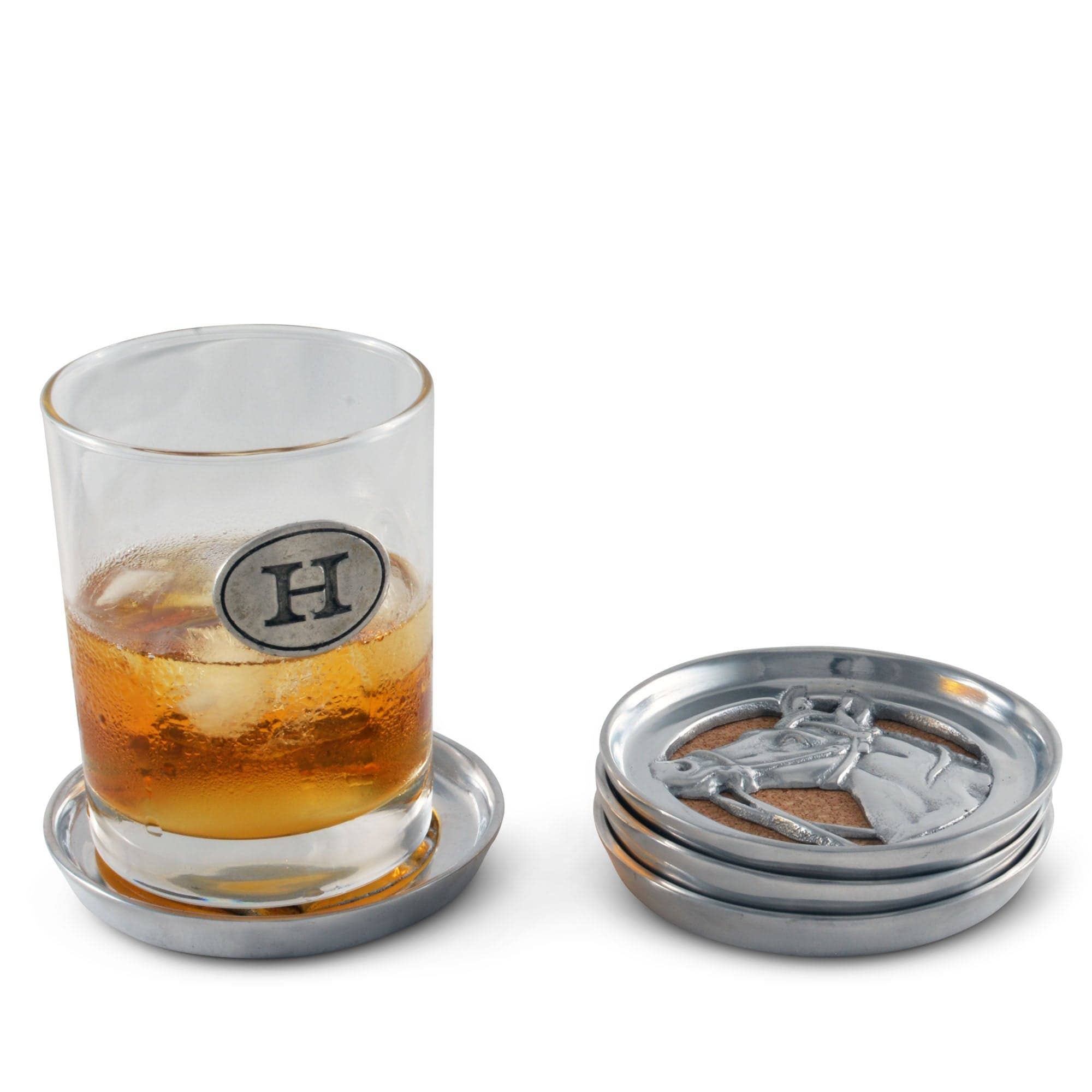 Arthur Court - Equestrian Drink Coaster Set of 4 - Exceptional Equestrian