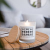 un.sus.tain.a.ble apparel - Frosted Glass Candle, 11oz - Escalated Quickly
