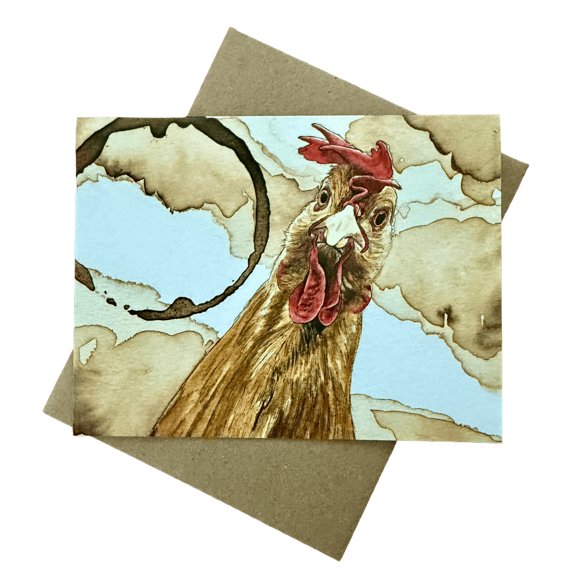 Forever Caroline - Chicken All-Occasion Notecard | Cute Farmhouse Art