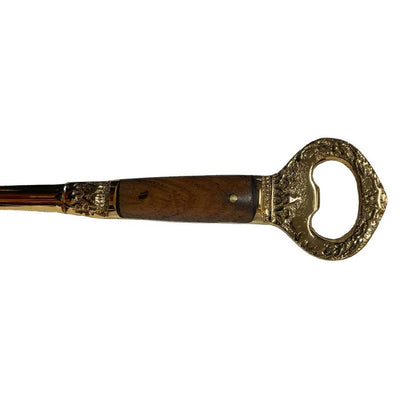 Madison Bay Co. - Historical Home Decor Reproductions - Brass Ice Hammer & Bottle Opener with Wood Handle | Barware