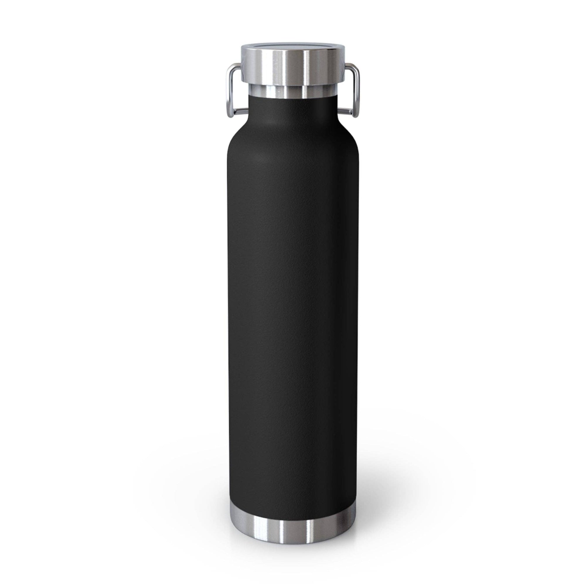 un.sus.tain.a.ble apparel - Copper Vacuum Insulated Bottle, 22oz - I Love To Do Iconic Sh*t - Black