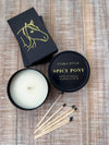 Stable Style - Spicy Pony Soy Wax Seasonal Candle Tin (Pumpkin Spice)