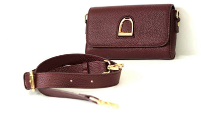 Oakbark & Chrome - Rider Belt Bag in Cabernet - Exceptional Equestrian