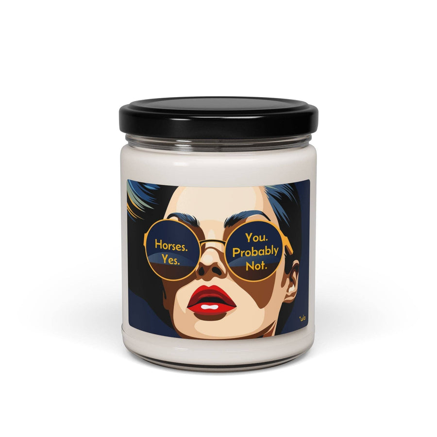 un.sus.tain.a.ble apparel - Scented Soy Candle, 9oz - Horses. Yes.