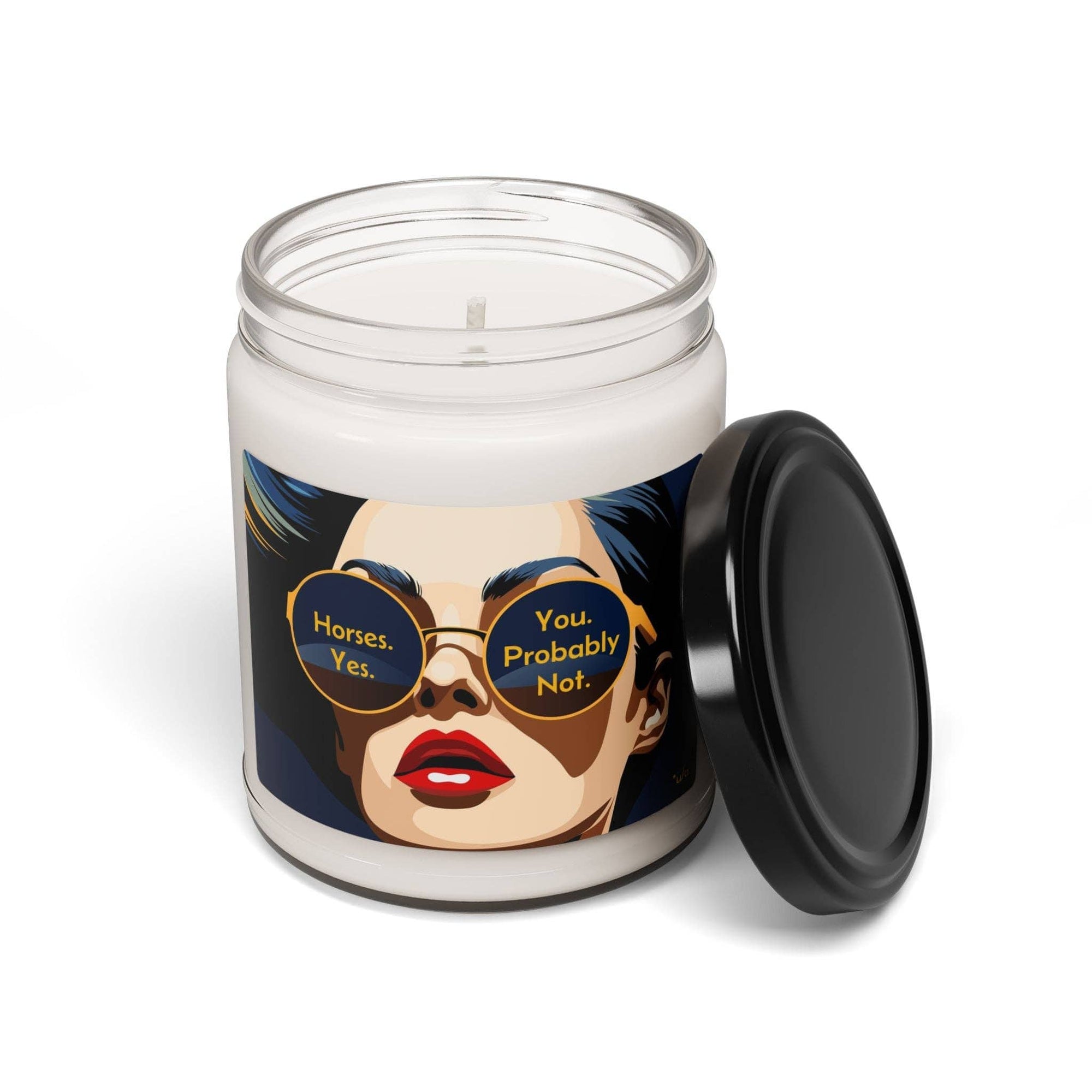 un.sus.tain.a.ble apparel - Scented Soy Candle, 9oz - Horses. Yes.