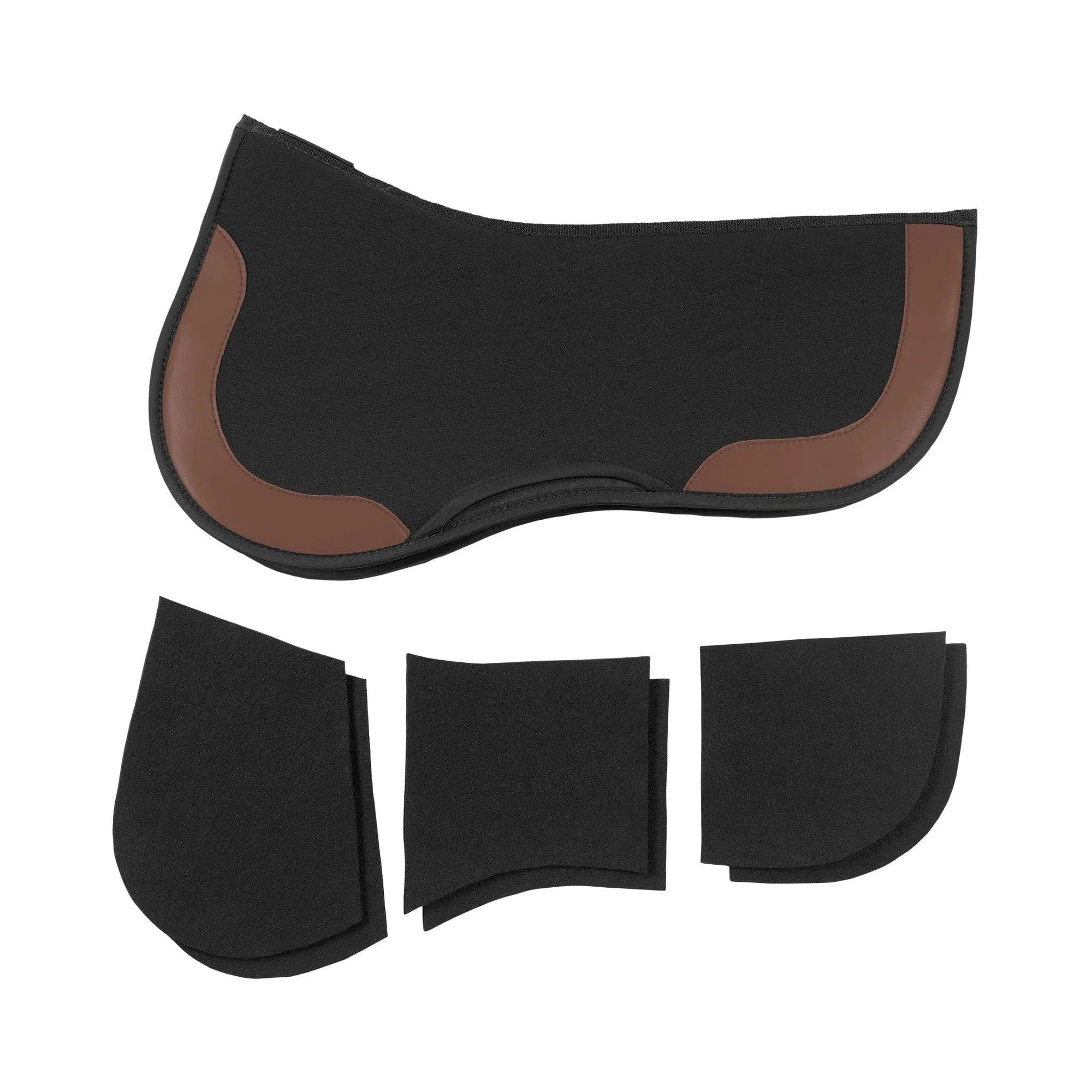 Equifit Thin ImpacTeq® Half Pad with Shims - Exceptional Equestrian