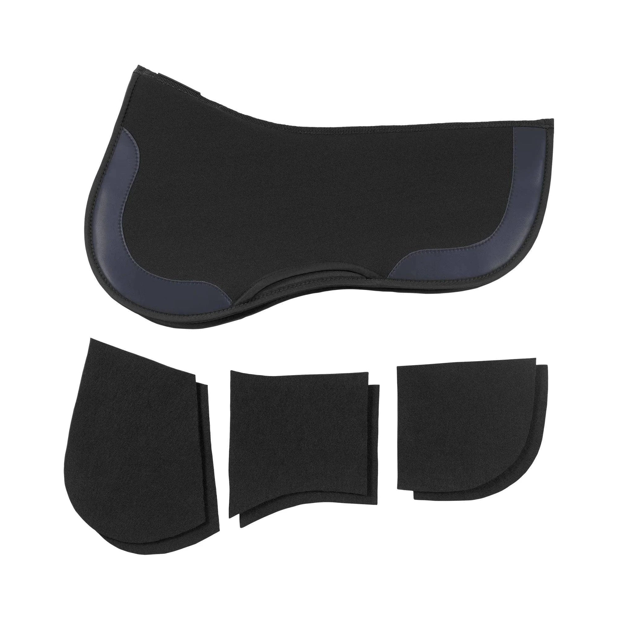 Equifit Thin ImpacTeq® Half Pad with Shims - Exceptional Equestrian