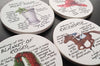 Dishique - Derby Anatomy Coasters - Exceptional Equestrian