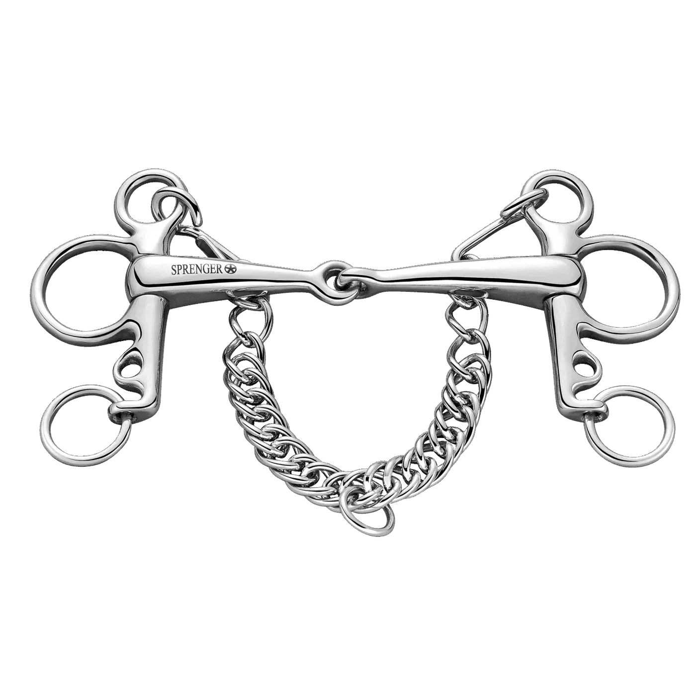 Sprenger Stainless Steel Pelham Bit (Single-Jointed)