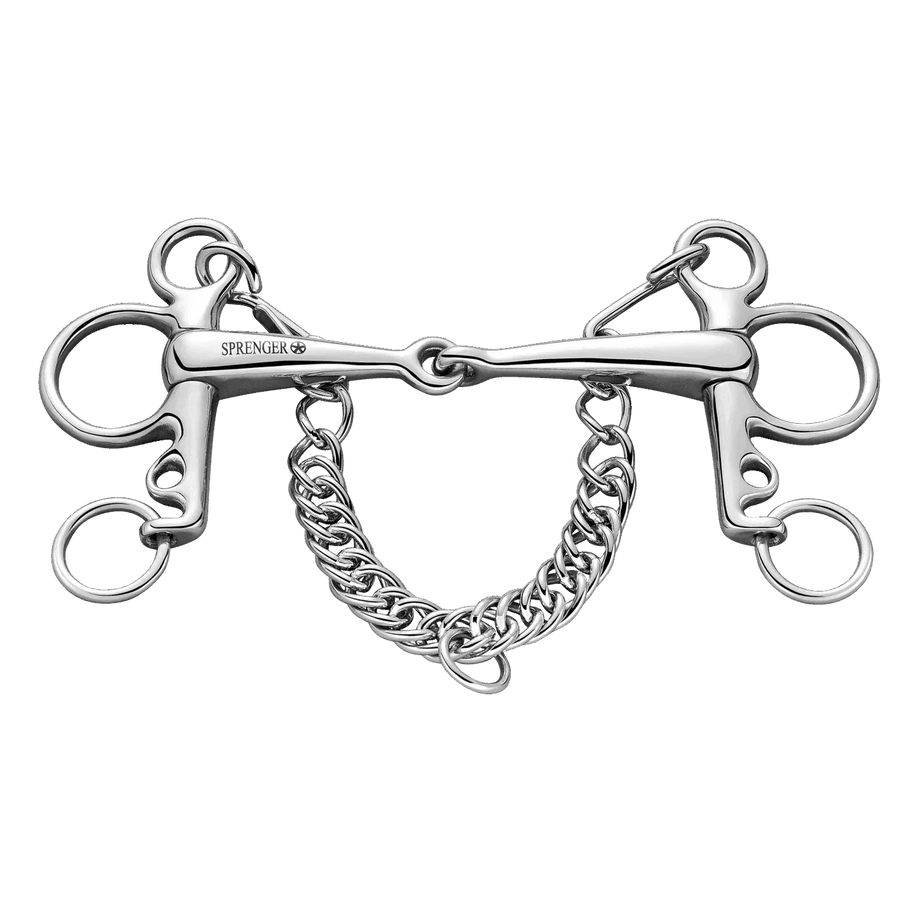 Sprenger Stainless Steel Pelham Bit (Single-Jointed)