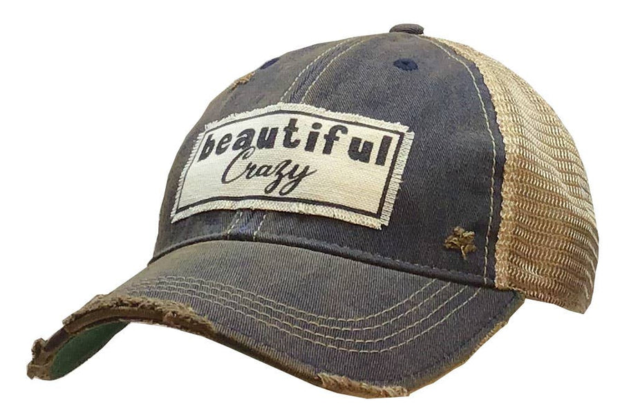 Vintage Life - Beautiful Crazy Distressed Trucker Hat Baseball Cap