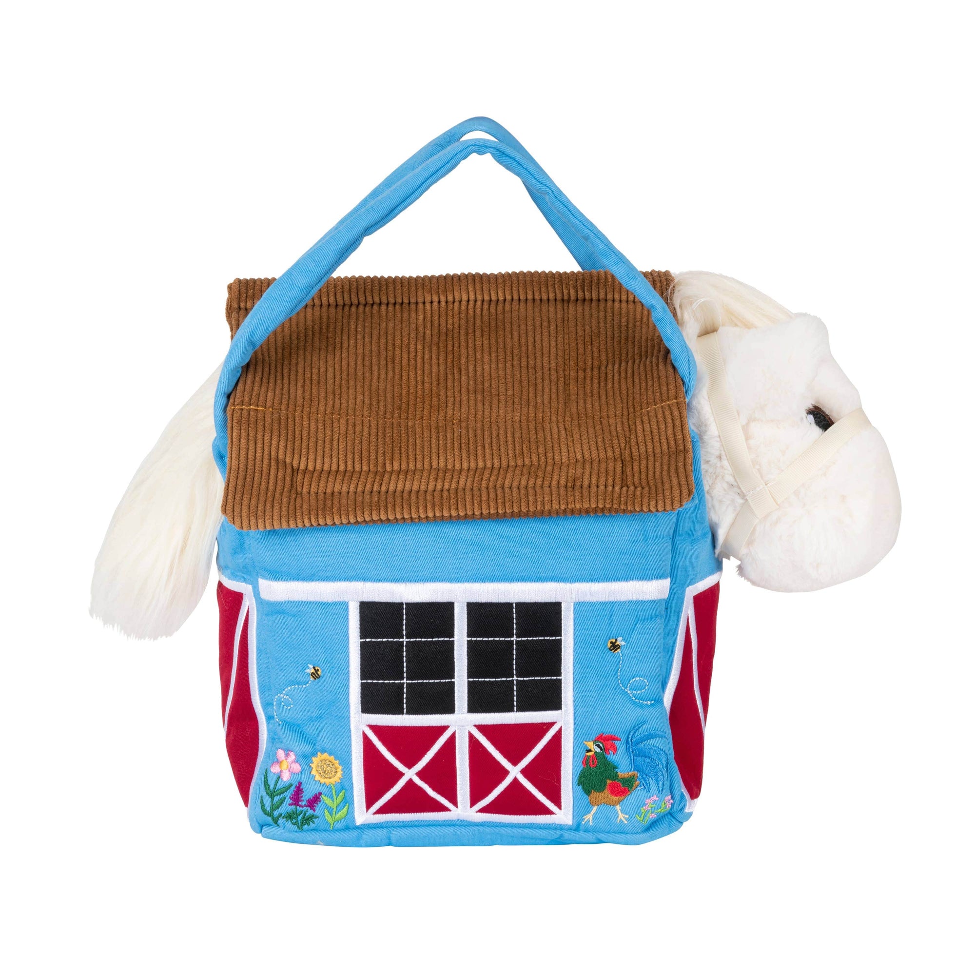 Piccoli Horses - BAG- BLUE BARN