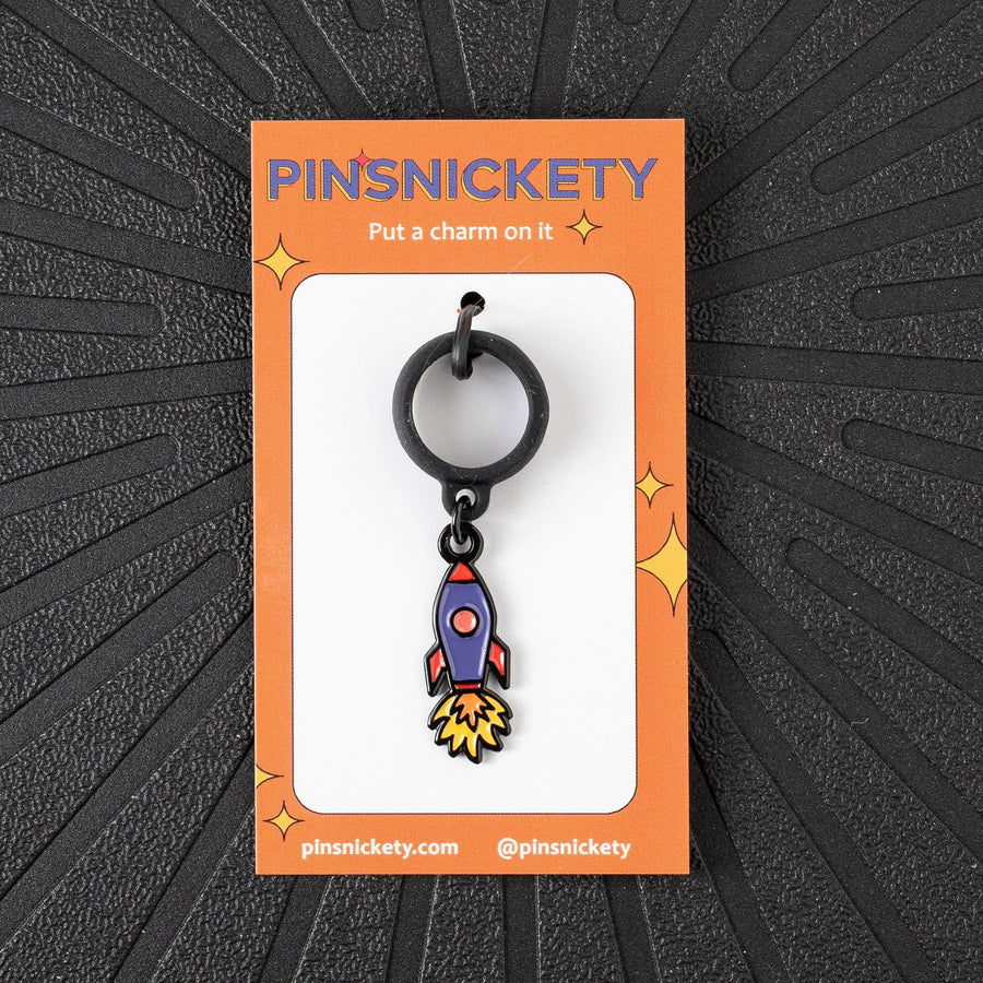 Pinsnickety - Rocket Ship Crop Charm