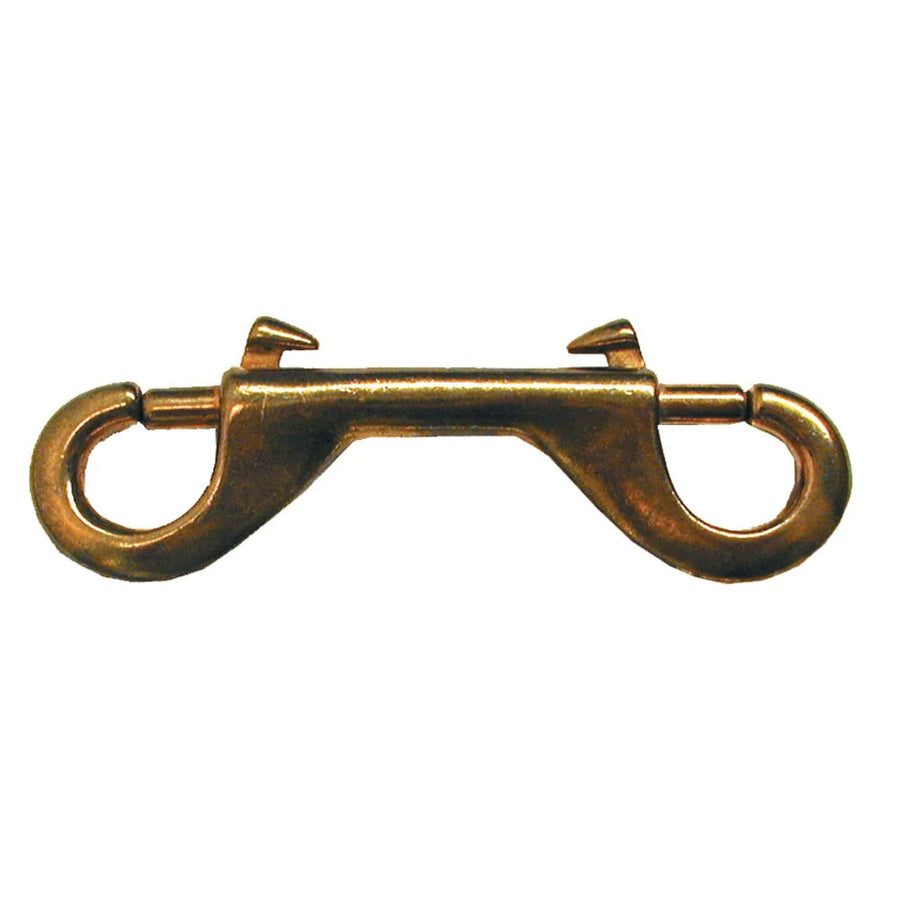 Solid Brass Double End Snap - Two Sizes