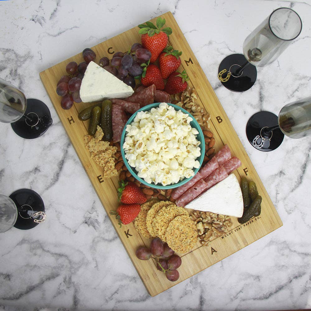 Hunt Seat Paper Co. - Double-Sided Dressage + Jump Course Horse Cutting Board