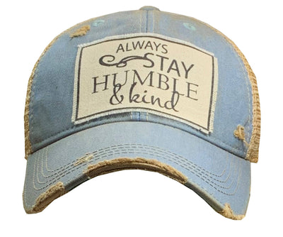 Vintage Life - Always Stay Humble & Kind Trucker Hat Baseball Cap - Exceptional Equestrian