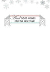 Horse Hollow Press - Horse Boxed Christmas Cards / Jumper Snowflake / 8 Holiday