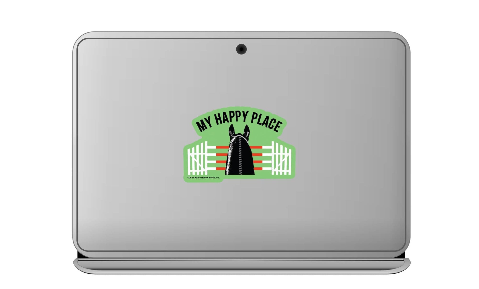 Horse Hollow Press - 3" Waterproof My Happy Place Jumper Funny Horse Sticker