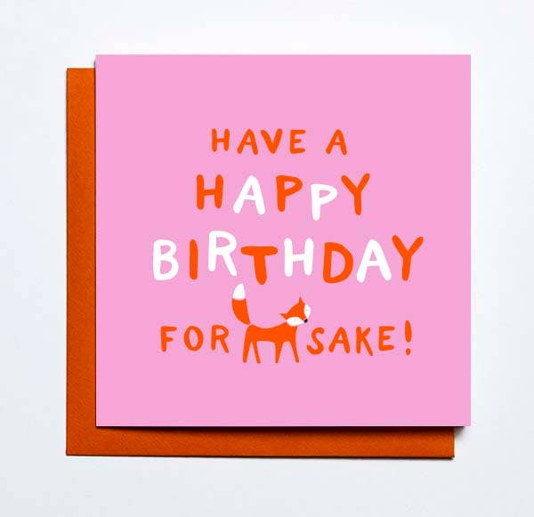 Mare Modern Goods - Foxy Birthday Card