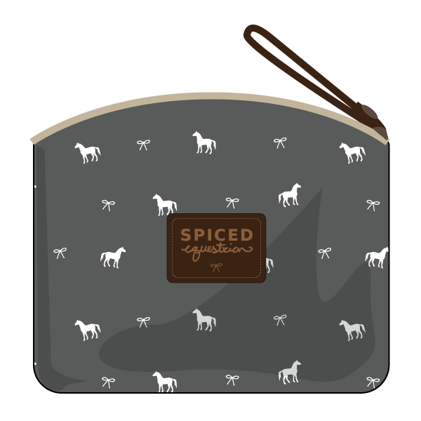 Spiced Equestrian - Pony Print Makeup Bag - Exceptional Equestrian