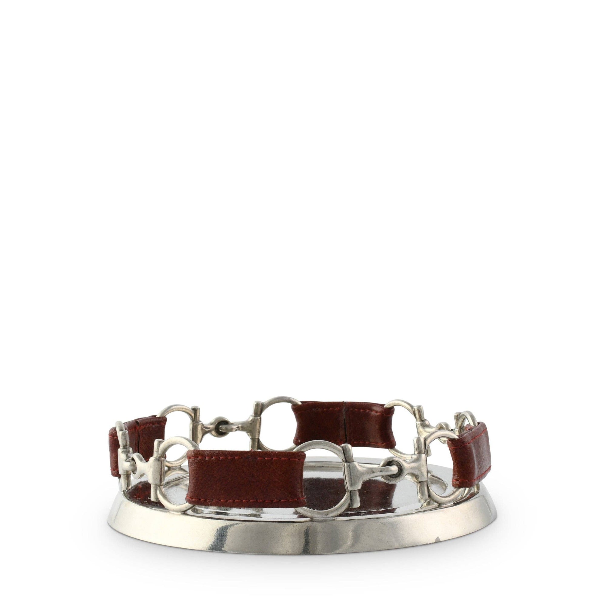 Vagabond House - Equestrian Horse Bit Leather Wine Coaster - Exceptional Equestrian