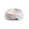 Haute Diggity Dog - White Chewy Vuiton Dog Bowl - 3 Sizes!! Dog Food Bowl - Exceptional Equestrian