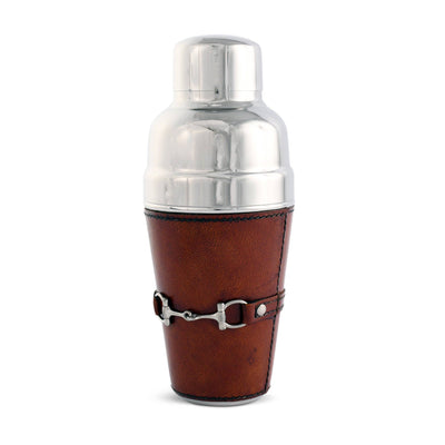 Vagabond House - Premium Genuine Leather Equestrian Bit Cocktail Shaker