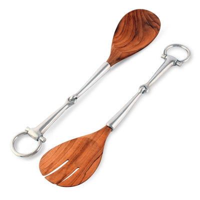 Vagabond House - Bit Wood Salad Server Set