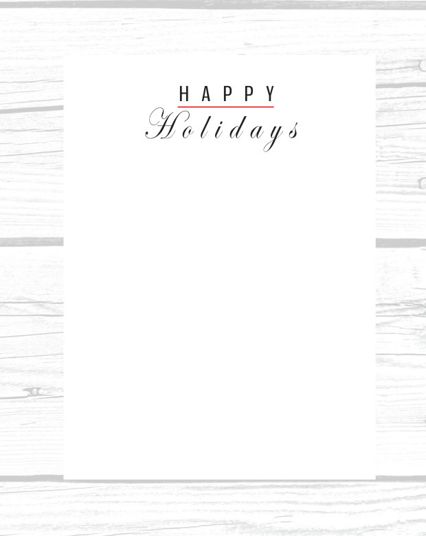Horse Hollow Press - Horse Christmas Card / Barn Door / Holiday Greeting Card